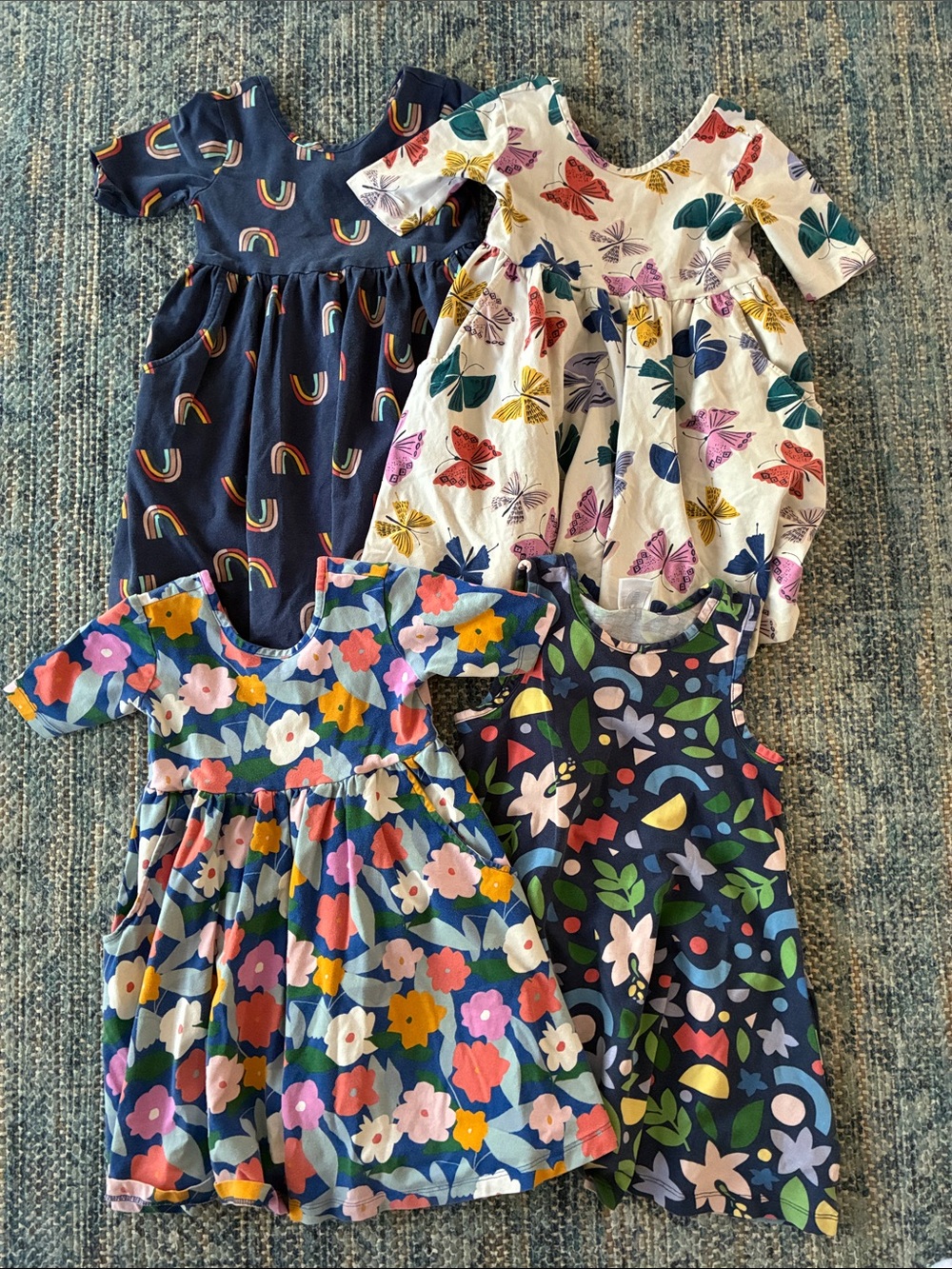 Size 4 Hanna Andersson girls dress bundle